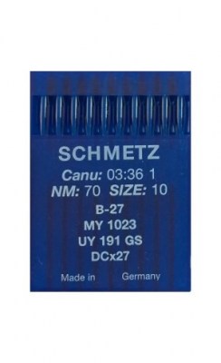 SCHMETZ AGHI B-27 - NO. 70 - SCHMETZ - SCHMETZ NADELN B-27 - NR. 70
